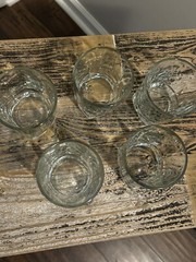 Vintage Libbey Whiskey Glasses Set Of 5 Libbey L Stamp On Bottom