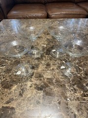  4 Margarita Glasses Princess House #479 6-3/4″ tall – 4-5/8″ w New without box.