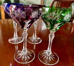 Cut to Clear Wine Glasses Crystal Tritschler Winterhalder 6oz 7 1/2 inches 4