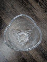 Vintage Cristal d’Arques France Ancona HEAVY Genuine Lead Crystal 10 1/2″ Vase