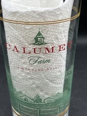 Calumet Farms Highball Glass A Winning Spirit Horse Racing Stallion Breeder 12oz