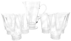 Lalique French Art Deco Crystal Iced Tea Set for 10 – Mint Condition