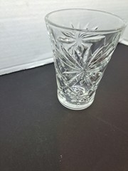 Set of 6 Anchor Hocking «Star of David» 3.5″ Oatmeal Juice Glasses Flared Top