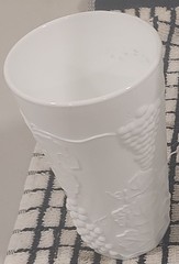 Vintage Indiana Glass Milk Glass Tumbler Colony Harvest Grape