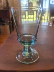 Waterford GREAT ROOM CRYSTAL Smoke Blue GLASSES 13 oz