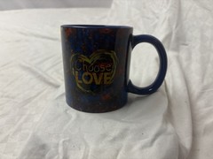 Penzeys Choose Love Mug Ceramic Heart Art Coffee Cup I Will Vote 2022 Gift New