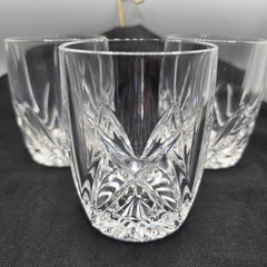 Marquis WATERFORD Brookside 3 Oversized Double Old Fashioned 14 Oz. Nice!