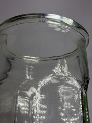 Green Depression Pre Anchor Hocking Glass Octagonal Tumbler Working Glass
