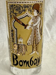 Vintage Libbey Cities of The World Highball Glasses Athens & Bombay Set of 2 MCM