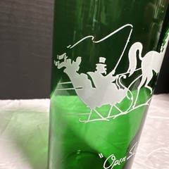 Vintage Anchor Hocking Gay Nineties Straight Shell Open Sleigh Tumbler 6.5”