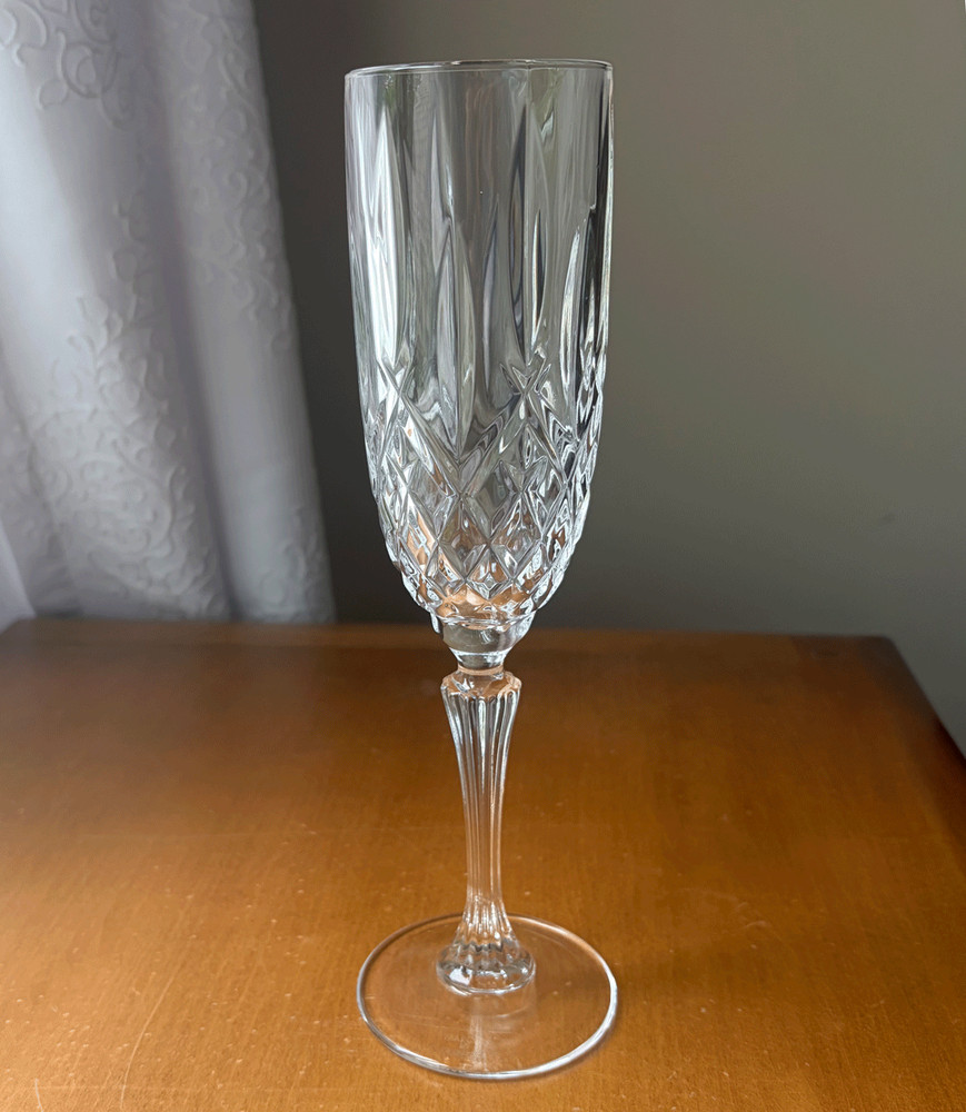 Waterford Marquis collection Markham champagne flute~Irish crystal~Pristine
