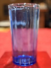 Vintage Anchor Hocking Essex Cobalt Blue Panel Glasses Tumblers Set of 6 MCM