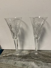 3 Sets of The Waterford Millennium Collection Champagne Flutes with Boxes