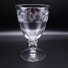 5″ HEISEY Moonglo Water Goblet Glass