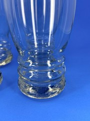 Vintage Set of 4 Libbey Bangles Misty 16 oz Cooler / Tumblers Glasses Vintage
