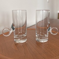 8 Vintage Lenox Irish Coffee Glasses Hand Blown Crystal USA