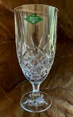 Shannon Crystal / Designs of Ireland «Dublin» Iced Tea Goblet ~ New w/ Sticker