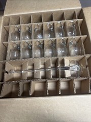 VTG Handblown 14 Piece Riekes Crisa Moderno Crystal Punch Bowl, Cups, Ladle