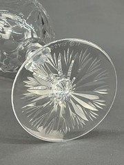 Rare Josair Crystal 8 3/4″ Water Goblet Signed c. 2014: MINT