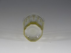 Vintage Deco Hocking Glass Yellow Topaz Princess Juice Tumbler c.1931
