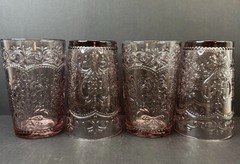 Set of Four, Pioneer Woman, Amelia, Rose Glass Tumbler