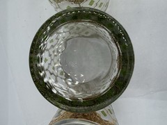 Vtg Culver Valencia Double Old Fashioned Glass w/24k Gold 4 1/4” Set Of 5 READ
