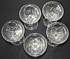Royal Leerdam Lyra Set of Five Champagne Glasses