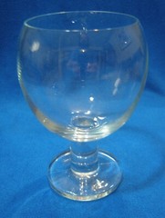 Goblet Glass Made in Turkey Possibly Crate & Barrel 5 1/2″ Tall 3″ Across Mouth