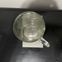 Vintage glass mug with Seagrave fire engine pictured from 1887