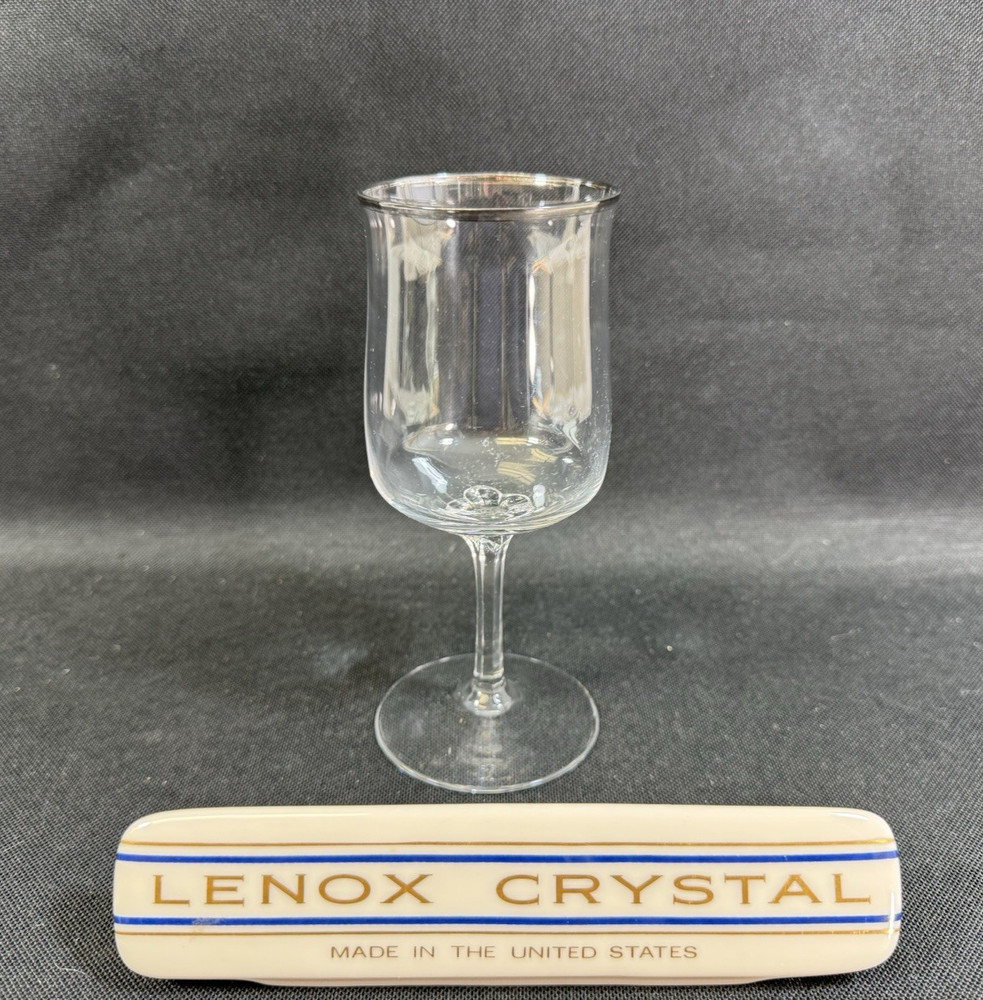 Lenox Crystal DESIRE~(1) 6 1/4″ Wine Glass ~Perfect