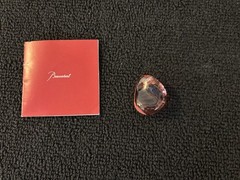 Rose Pebble Pendant Without Cord In Baccarat Crystal Mod3