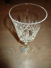 Lot of 5 Lenox Full Lead Crystal Mystic Water Goblets – Handcrafted- NOS
