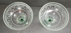 Cristal D’Arque Sombrero Green-Stem Southwestern Adobe Design Margarita Glass