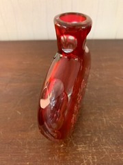 Engraved Crystal Flask from Saint Louis Model 2