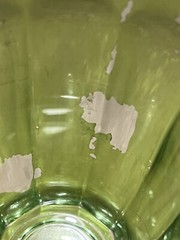 2Vintage Palaks Jewel Tone Color Juice Glasses Yellow Green