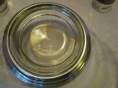 Vintage Dorothy Thorpe Glass Punch Bowl Roly Poly 13 pc. Set silver-rim 1960’s