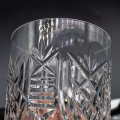 DAMAGED Waterford Crystal Clare Old Fashioned Tumbler Glass- 3 3/8″ FREE US SHIP