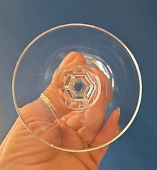 Vintage glas Towle Reflections Crystal 8.5″ Water Goblet – 24% Lead – Austria