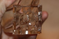 Modern Abstract Crystal Bud Vase