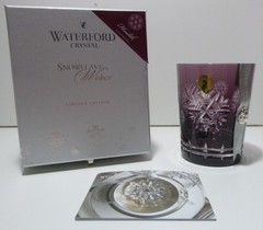 *NEW* Waterford Crystal SNOWFLAKE WISHES 2015 5th Ed Health Amethyst DOF NIB