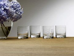 Elegant 12.75 Oz Cheers Old Fashioned Glass Set – 4 Unique Etched Designs