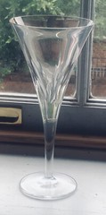 Waterford Crystal Goblet champagne Toasting Flute Single Unknown pattern 8 3/8”