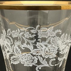Mikasa Antique Lace 4 Piece Crystal Iced Tea Glasses 1989-91 Austria 8″tall 10oz