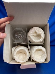 VILLEROY & BOCH, PURISMO – SET OF 4 CRYSTAL SPIRIT GOBLETS 6» – NEW IN BOX!