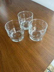 3 Princess House Juice Glasses 3″ tall
