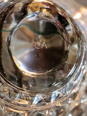 6 GORGEOUS 12 oz FAB Crystal Tumblers HEAVY Glasses PARIS, FRANCE – NEW IN BOX!