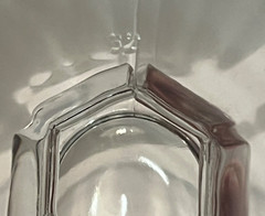 Set of 8 Crystal d’Arques Durand Quadro Sherbet Dessert Cups France Glass