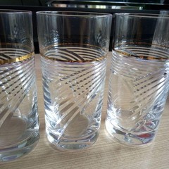 HOYA Crystal Glass 3pcs set 9x6cm/3.54×2.36″ HOYA Crystal HOYA Crystal Crystal