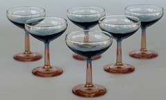 Margot Coupe Champagne Glasses House Of Margot Blair’s Set Of (6)