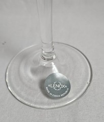 Vintage LENOX Crystal Holiday Gems Ruby Red Set 2 Flutes 11″ NOS